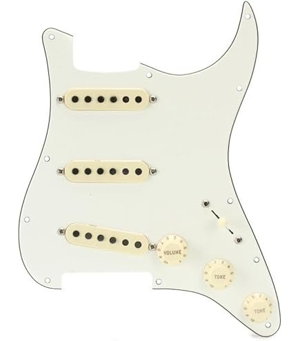 Amazon.co.jp: Fender ギターパーツ Pre-Wired Strat Pickguard